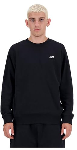 New Balance Herren Sport Essentials French Terry Crew Sweatshirt, Black, M
