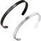 Carreneu 2 PCS Ayatul Kursi Armband Ayatul Kursi Muslimische Geschenke Ayetel KüRsi Armband Islamische Kalligraphie Arabischer Festival-Schmuck Islamischer Armband-Charm (Silber+Vakuumschwarz)