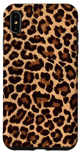 iPhone XS Max Cute Cool Design Animal Leopard Print Pattern Vintage Girls Case