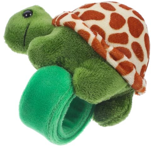 KOMBIUDA Plüschring armbänder für kinder kinderspielzeug pummeluff kuscheltier stitch+kuscheltier paartnerarmband einhandzwinge Stofftier-Armband Cartoon-Slap-Armbänder PP Baumwolle