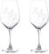PROMO SHOP - Copas de Vino Personalizadas con Nombre, Grabado a Láser, Copa de Cristal Grabada, Regalo para Parejas, San Valentín (Iniciales y Flor, Pack 2 Copas)