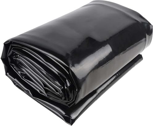 HFVUYAR Revestimiento Flexible para estanques, 4 x 6 m, 8 x 12 m, 10 x 15 m, lámina para estanques de Peces Grandes, Lona para estanques de jardín, lámina de Sellado, Membrana para estanques de pece