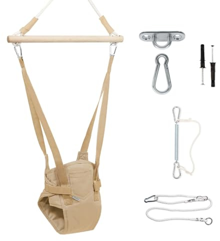 MAMOI® Türhopser Baby ab 6 Monate, Hopser Baby Jumper Bouncer, Babyschaukel für türrahmen, Schaukel Indoor, Türschaukel, Hüpfer, Kinderschaukel, Tür Hopper, Babyhopser Swing