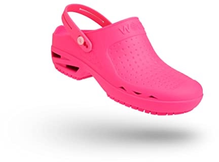 WOCK Bloc Open con Cinturino, Zoccoli Sanitari de Lavoro Antistatico con Profumo di Limone, Calzature Unisex Sterilizzabile