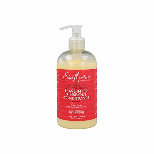 Shea Moisture Après-shampooing sans rinçage à l'huile de palme rouge et au beurre de cacao, 13 oz 385 ml
