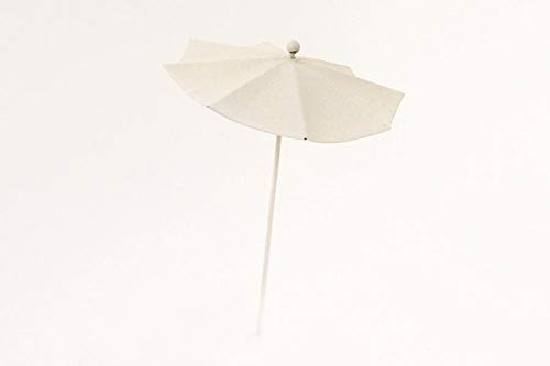 Dekop Miniatur Minigarten, Sonnenschirm steckbar Mini, weiß, Höhe ca. 9,5cm (44444635097115)