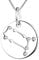 YL Silber Zwillinge Halskette-925 Sterling Silber CZ Horoskop Sternzeichen 12 Konstellation Anhänger Halskette für Frauen und Mädchen