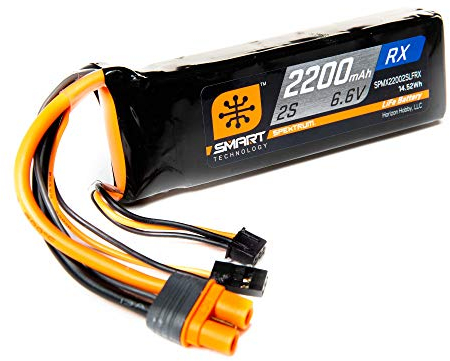 6,6 V 2200 mAh 2S 15C Smart LiFe-Empfänger-Akku: Universal-Empfänger, IC3