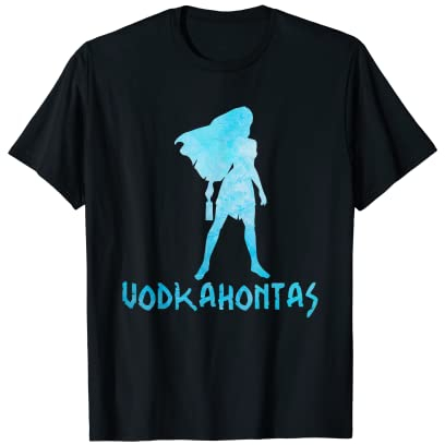 JGA Junggesellinnenabschied - Vodkahontas - Damen T-Shirt T-Shirt