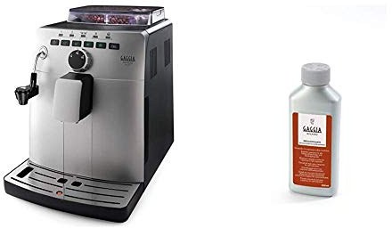 Gaggia HD8749/11 Naviglio Deluxe, Macchina per Caffè, 15 bar, Argento + RI9111/60 21001681 Soluzione Decalcificante, 250 ml