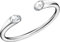 Calvin Klein Armreif mit Swarovski Kristallen, Edelstahl, poliert, Gr. S