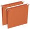 Elba - 400126765 Hängemappen für Schublade, Achsabstand 33, Boden V, Außenformat 31,5 x 24, Orange, Packung mit 25 Stück