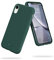 UNBREAKcable Protective Case for iPhone XR Liquid Silicone [Shockproof and Anti-Slide] Frosted Case for iPhone XR Anti-Fingerprint Coating – Matte Green