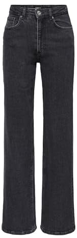 ONLY Female Jeans mit weitem Bein ONLJUICY Hohe Taille Weiter Beinschnitt Jeans