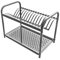 Alfredo Calandrelli Escurreplatos con Base de Apoyo y recogegotas de acero Inoxidable 60 CM