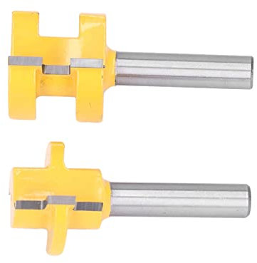 Mèches De Toupie à Rainures De Languette Fraise à Surfacer Fraises Défonceuse Fraise Bois Accessoires Pour Défonceuses,à Tenon à Dents Carrées Résistantes à La Chaleur Pour Planchers De Bois