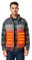 ORORO Men's Heated Gilet with Power Bank, Heated Vest Men Up to 10 Hours of Warmth (Charger Not Included) (Flecking Grey,L)