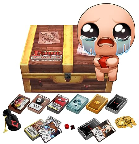 Maestro 76243 Binding of Isaac: Four Requiem-The Ultimate Collection-EN Boardgame, Bunt, Rechteckig