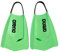 arena Powerfin Pro II Schwimmbad-Trainingsflossen, Schwimmflossen für Erwachsene, Flossen aus 100% Silikon, Komfortable Kurzflossen für das Schwimmbad, 42-43, Grün