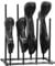 House of Home Metal Welly & Boot Storage Shoe Rack Stand - Free-Standing Footwear Holder Organiser for Indoor & Outdoor Use - Holds 4 Pairs of Trainers - Weather Resistant