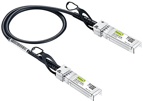 10Gtek 1.25G SFP DAC Twinax Kabel 0.5-Meter(1.65ft), Passive, Kompatibel für Cisco SFP-1GBASE-CU50CM, Ubiquiti UniFi, Netgear, TP-LINK, D-LINK, Open Switch