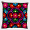 Original Kikan Suzani Kissenbezug, mehrfarbig, bestickt, indisch, ethnisch, 40 x 40 cm
