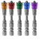Shallho 5 pezzi collare magnetico design PH2 Phillips testa a croce cacciavite bit 1/4 pollici esagonali profondità arresto muro a secco cacciavite trapano 65 mm lunghezza