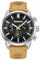 Timberland HENNIKER II Uhr für Herren in der Farbe Beige mit Armband aus Leder, Wasserdichtigkeit: 5 bar, Gehäusedurchmesser: 46 mm, TDWGF0028701