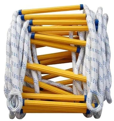 Fluchtleiter 20 Meter Feuerleiter Rutschfestes Rettungsseil Notfallarbeitssicherheit Selbstrettung Rettungsleiter Boot
