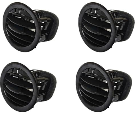 WuYyyyy Griglia Aria per Vauxhall Opel Adam/Corsa D MK3 13417363 13180868 Auto Aria Condizionata Griglia di Sfiato Uscita Aria Condizionata Presa d'Aria.,B/4PCS Black