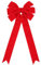 Amagogo Christbaumschleife Weihnachtsschleife Dekoschleife Dekoschleife Weihnachtskranz Schleife Christbaumschmuck für Kranz Hochzeit, Rot