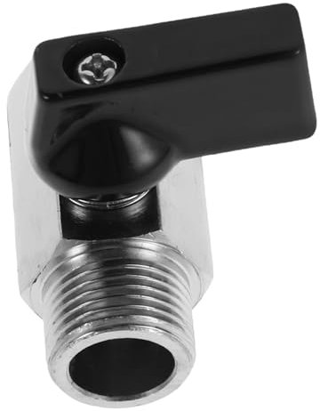 Gatuida Petit Robinet à Tournant Sphérique Vanne D'arrêt D'eau Bouchon D'éruption Pour Camping-car Robinet De Vidange Chauffe Eau Prise De Chauffe-eau Pour Camping-car Valve D'eau Cuivre