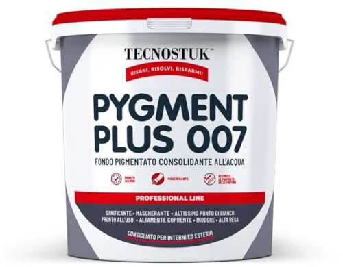 TECNOSTUK Pygment Plus 007 – Fondo Pigmentato Consolidante all’Acqua