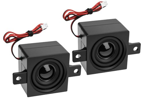 IJSDNVJNDX For Small Electronic LCD Machine Compatible 2pcs 10 W 4 Ohm Micro Speakers Single Cavity Loudspeaker with PH2.54mm-2Pin Interface