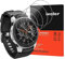 ivoler 4 Piezas Protector de Pantalla para Samsung Galaxy Watch 46mm / Samsung Gear S3 Frontier/Samsung Gear S3 Classic, Cristal Vidrio Templado Premium, 9H Dureza, Antiarañazos, Sin Burbujas