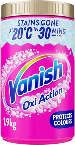 Vanish Gold Oxi Action Chlorine Bleach Free Stain Remover Powder, For Colours, 1.9 kg