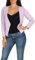 Malito - Damen Blazer Langarm - unifarbener Jerseyblazer - Kurze Basic Jacke - Sweatblazer mit Reißverschluss - Tasche - tailliertes Sakko 6040 (Flieder | Größe S)