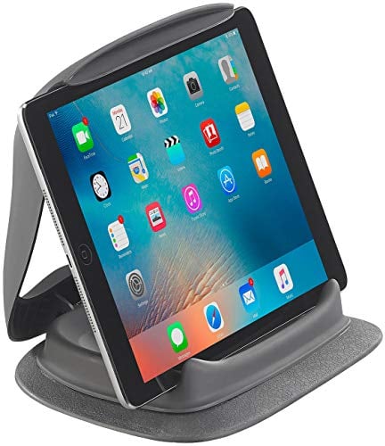 Lescars Tablethalter Auto: Tablet-Halterung fürs Armaturenbrett, Geräte bis 19 cm Breite (7-10) (Tablet Halterung Auto vorne, Tablethalterung Kfz, Navigationsgerät)