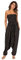 likemary Tuta Jumpsuit Donna in Cotone Stile Harem - Tirare Giù per fare Harem Pants - 2-in-1 Vestito - Tuta Intera Estiva & Pantaloni Harem con Tasche - Strisce Oro Nero Stampate