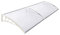 Door Canopy Awnings Garden Outdoor Window Patio Porch Rain Protector Shelter Shade Cover Resists-Corrosion 190x100x28cm, White