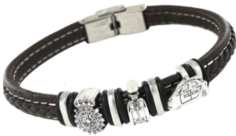 Promojoya Pulsera Plata Eres Mi Policía Favorito
