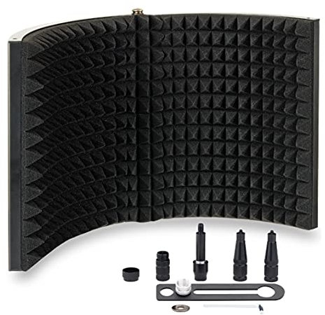 AUPHONIX PRO Isolation Shield - Microphone Reflection Filter for Recording - Mic Studio Equipment
