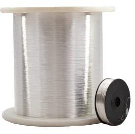 10 Meter Kupferdraht Silberdraht 0.6mm Basteldraht Schmuck Versilberter