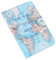 mumisuto Porta passaporto, ID carte di credito Stampa carina in pelle PU. Custodia protettiva per uomo e donna (Carta geografica)