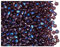 600 Stück Tschechische Facettierten Glasperlen Fire-Polished Rund 3 mm, Amethyst AB (Violet Transparent AB)