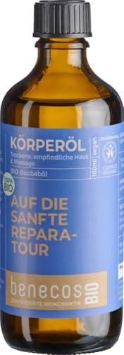 benecosBIO Körperöl BIO-Baobaböl AUF DIE SANFTE REPARA-TOUR - empfindliche Haut