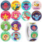 500 Stk 12 Muster Deutsch Motivationsaufkleber für Kinder Selbstklebende Belohnungsaufkleber Grundschule Tiere Belohnungssticker Lob Sticker Motivation Aufkleber für Lehrer Eltern Belobigung Schüler