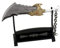 Hanaiette 1 llavero de God of War Chaos Blade Thunder Hammer Hacha Espada Modelo de arma con soporte de exhibición (modelo estándar 11)