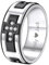 Supcare Namen Text Stimmungsring Männer Kreuzring Religious Ring Schwarz Ring Herren Men Cross Fingerring Edelstahlringe Damen Anti-Stress Spinner Ring Vintage Hip Hop Punk Schmuck für Alltag