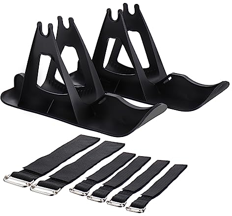 INOOMP 2st Skibrett Fahrrad Ski Schlitten Outdoor-Kinder-ski-Fahrrad-Schlitten Roller Parken Radteile Für Kinderroller Schneespielzeug Snowboard Laufrad Plastik Kleinkind Bilden Erdfarben